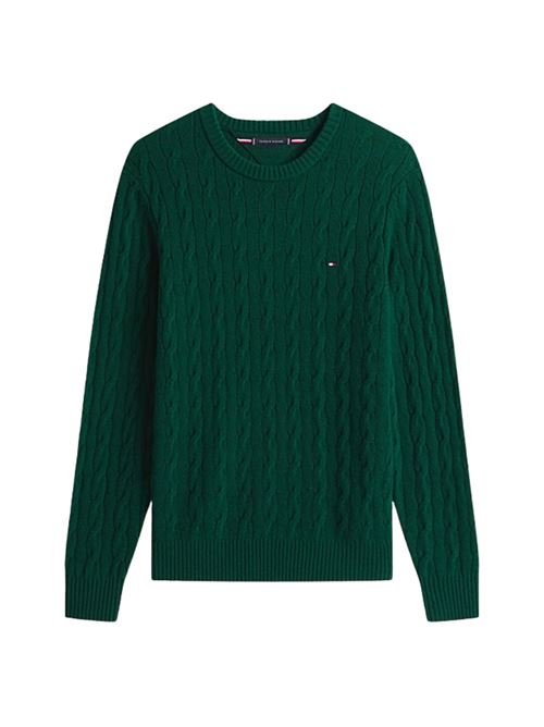 Maglia intrecciata  in pura lana d'agnello Tommy Hilfiger | MW0MW40442MQ8